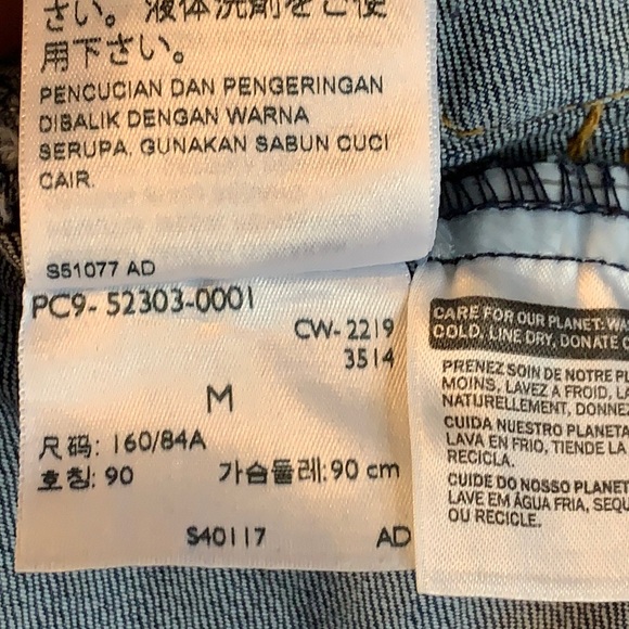 NWT Levis Original Hybrid Trucker Jean Denim Jacket Womens Size Medium - Picture 12 of 15